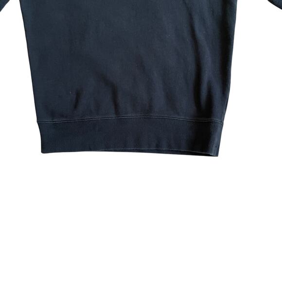 Rapha Chain Stitch Crew Neck Cotton Logo Sweatshirt Black Men's Medium - Picture 14 of 16